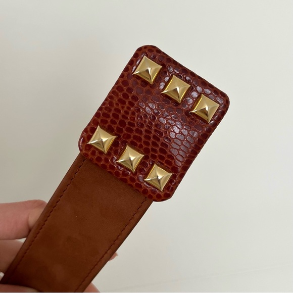 Vintage Mondi Accessories Leather Belt Made in Germany 36 inch - Picture 3 of 5